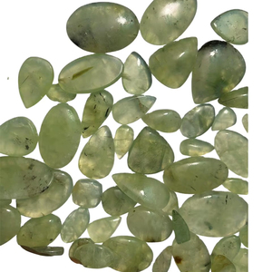 Lote al por mayor de cabujones de prehnita natural verde de formas variadas - Precio - Product Image 1
