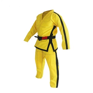 Kimono de judo robuste pour l'entraînement aux arts martiaux, en tissu de coton premium, construction renforcée, respirant et confortable - Product Image 1