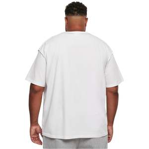 Camiseta de algodón 100% de 280g al por mayor, lisa, oversize, con efecto invertido, para hombre, talla grande, de corte holgado, con impresión de LOGO personalizado, de gramaje pesado - Product Image 2