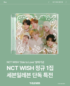 NCT WISH-[Ode to Love] (Jewel <b>Case</b> Ver.) Korean Pop Music for Children SEVEN ELEVEN POB - Product Image 2