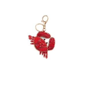 Porte-clés brodé de perles de rocaille design pour sac à dos, breloque de voiture tendance en perles de rocaille - Product Image 3