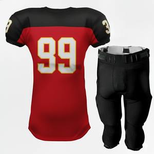 Tenues de football américain personnalisées avec logo, confortables et respirantes, en grandes tailles, faible MOQ - Product Image 2