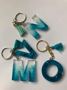 Customized Color Resin Transparent Marine Life Handcrafted Traditional Design Keychain Custom Size Gift <b>Keyring</b> Light Weight - Product Image 3
