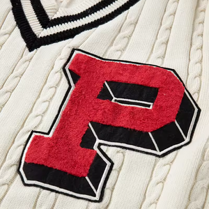 Cárdigan de Punto Transpirable con Cuello en V para Hombre, Suéter con Botones y Rayas Estilo Universitario para Moda Universitaria en EE. UU. - Product Image 4