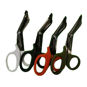Ciseaux à pansements professionnels, ciseaux chirurgicaux en acier inoxydable avec embout de sécurité, ciseaux pour traumatismes, pour les soins des plaies - Product Image 1