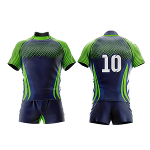 Professional Rugby Uniform Set Custom Printed Rugby Jersey and Shorts Bulk Teamwear Supplier Private <b>Label</b> Factory - Product Image 5