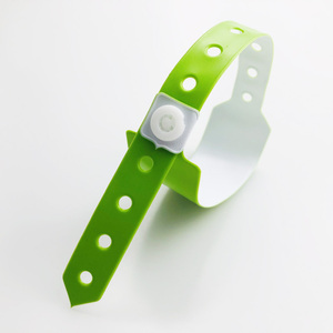 Bracelet d'identification jetable en PVC vinyle RFID NFC 13,56 MHz étanche pour l'identification médicale personnalisée en milieu hospitalier - Product Image 4