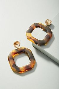 Boucles d'oreilles en résine artisanale, motif féerique abstrait, design créatif fait main - Product Image 6