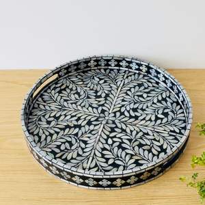 Bandejas Tradicionales de Nácar que Combinan Artesanía y Elegancia para Fines Decorativos y Funcionales - Product Image 6