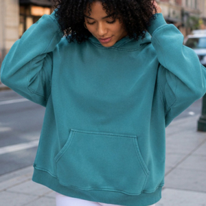 Sudadera con Capucha Extra Grande para Mujer, 400 g/m², Estilo Casual, Hip Hop, Streetwear, Sudadera con Capucha Lisa con Logotipo Personalizado - Product Image 4