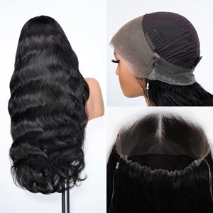 Peluca de encaje 360 de cabello humano Remy brasileño, tejido doble a máquina, movimiento natural, permanente, todos los colores compatibles para oficina y moda. - Product Image 1
