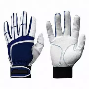 Gants de frappeur de baseball professionnels, forte adhérence, anti-transpiration, respirants, en cuir, ambidextres, taille XL, personnalisables OEM, légers, avec fermeture auto-agrippante - Product Image 3