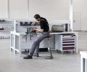 Bar de comptoir portable pour la maison avec tabourets pivotants - Product Image 4