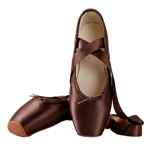 Zapatillas de Ballet de Satén Suave al Por Mayor con Forro de Algodón, Suela Flexible de PU, Tacón Plano, para Mujeres y Niñas - Product Image 6