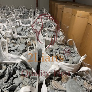 2Lians PET Recycling Bottle Lumps Gray Crushed <b>Plastic</b> <b>Pellets</b> for Industrial Use - Product Image 3
