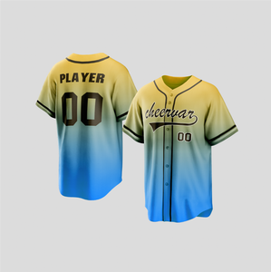 เสื้อเบสบอล Cheervar สีไล่ระดับ พิมพ์ลายแบบ Sublimated ระบายอากาศได้ดี ซับเหงื่อ แห้งไว แขนสั้น สำหรับผู้ใหญ่ ใส่ได้ทั้งชายและหญิง เหมาะสำหรับกีฬาฤดูหนาว - Product Image 6