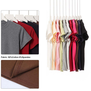 <b>Women</b> Plain Turtleneck <b>Sleeveless</b> Jersey Spring Breathable Slim Fit Casual T-<b>Shirt</b> Knitted with Logo Customization Support - Product Image 5