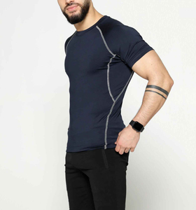 Men Regular Sleeve Breathable Knitted <b>Spring</b> Fitness <b>Compression</b> T-Shirt Gym Workout High Quality Quick Dry Tops Running Jogging - Product Image 6