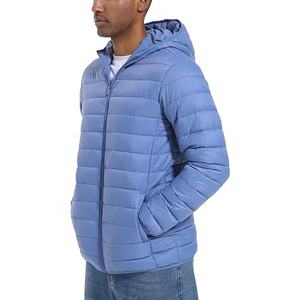 Chaqueta acolchada de invierno de estilo callejero para hombre, Abrigo con capucha suave y cálido de nailon 100% con logotipo personalizado de talla grande - Product Image 2