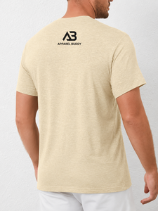 Camiseta de Manga Corta Casual para Hombre, Marca AMY, 100% Algodón, Corte Regular, Lisa, con Logotipo Personalizado al por Mayor - Product Image 2
