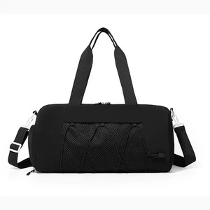 Bolsa de Gimnasio de Viaje con Logotipo Personalizado, Diseño de Letras Moderno, Ligera, Ecológica, Impermeable, con Compartimento para Zapatos, de Poliéster - Product Image 5
