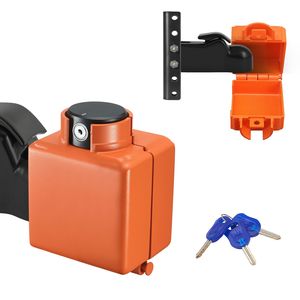 Lucchetto di sicurezza Demco da 2 2 5/16 pollici con testa in ghisa e 3 chiavi per gancio di traino e sicurezza catena - Product Image 1