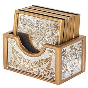 Juego de posavasos de madera esmaltada personalizados con nombres, logotipos e ilustraciones impresas para bodas, fiestas, eventos corporativos y regalos. - Product Image 3