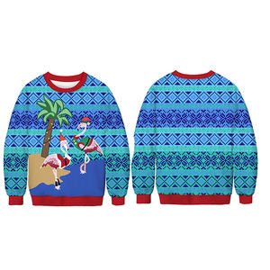 Sweat-shirt à col rond pour homme, respirant, décontracté, fabriqué en usine, à bas prix, avec sublimation. - Product Image 6