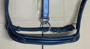 Harnais équestre anatomique en cuir de qualité supérieure avec nezier surélevé, cuir DD de qualité supérieure, accessoires en acier inoxydable - Product Image 2
