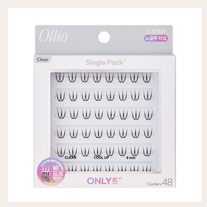 ต่อขนตา Ollio Korean Olrio แบบไม่ใช้กาว แพ็คเดี่ยว PLUS แบบใส แบบสั้น 2 แบบ 1 ตัวเลือก - Product Image 3