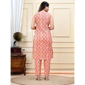 AARTI FASHION CASUAL DAILY WEAR SALWAR SUIT สำหรับผู้หญิงแขนกุดระบายอากาศได้ดีฤดูใบไม้ผลิ/ฤดูร้อน - Product Image 2