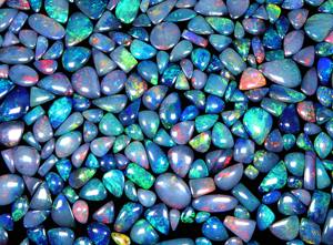 Gema de Ópalo Doble Australiano Natural, Cabujón Verde Increíble con Fuego Azul, Piedra Suelta Lisa para Joyería, Mayorista de Gemas - Product Image 5