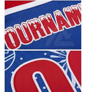 Jersey de Hockey sobre Hielo Sublimado Personalizado, Uniforme Profesional para Equipos, Tejido Transpirable de Secado Rápido, Servicio de Impresión a Todo Color - Product Image 5