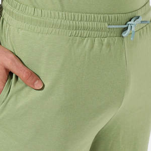 Mejor oferta en línea a nivel mundial: Conjunto de pantalones cortos de verano para hombre, personalizados con diseño impreso, de color sólido, de algodón, de media manga. - Product Image 4