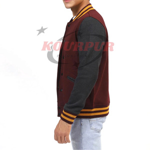 Veste universitaire pour homme avec poches, logo sur le devant - Tendance, élégante, confortable, tissu respirant, personnalisable, haute qualité, vente en gros - Product Image 2