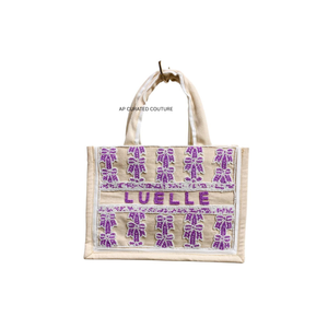 Bolso Tote Personalizado con Lazo de Perlas, Diseño de Verano 2026, Mini Bolsos Tote para Niños - Product Image 2