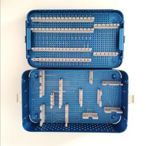 Boîte de Stérilisation en Aluminium pour Instruments Chirurgicaux Orthopédiques Vétérinaires et Vis d'Implantation Golden Crest Industries - Product Image 6