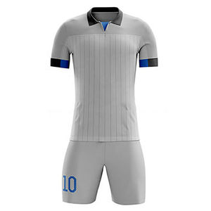 Ensemble de tenue de football pour hommes, tissu léger et respirant pour l'entraînement, les matchs, le jeu d'équipe, confort, performance, style, sensation de fraîcheur. - Product Image 3