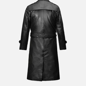 Chaqueta de Cuero para Hombre, Estilo Motociclista, Corte Ajustado, Invierno 2023, con Logotipo Personalizado en la Parte Delantera, Impermeable y Ecológica - Product Image 2