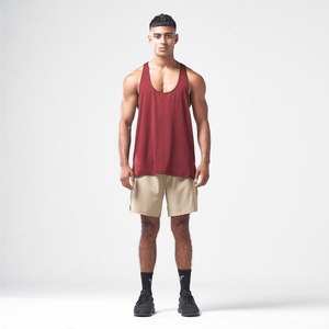Factory Direct Selling Fitness Gym Wear Sleeveless Thin Straps Singlets <b>Vests</b> Export Quality Low MOQ <b>Stringers</b> Tank Tops For Men - Product Image 2