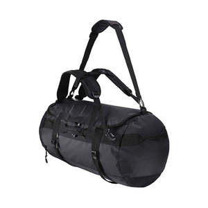 Bolsa de Lona y Cuero Grande de Moda, Resistente al Agua, Negra, para Gimnasio, Tenis, Viajes, Personalizable - Product Image 6