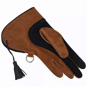 Gants de fauconnerie en cuir de vachette souple double couche de haute qualité pour la manipulation des oiseaux, pour aigles et faucons - Product Image 4