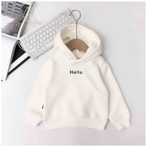 เสื้อฮู้ดพิมพ์ลายผ้าไหมสำหรับเด็ก,เสื้อลำลองสีขาวล้วนพิมพ์ลาย - Product Image 5
