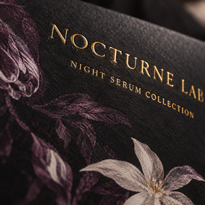 Collection de sérums de nuit NOCTURNE personnalisés, emballage en forme de livre magnétique - Product Image 3