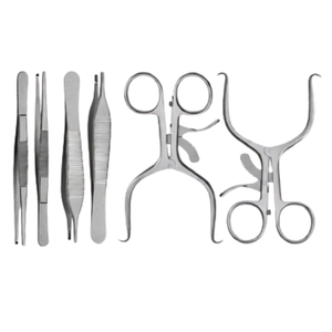 Kit de Disección Veterinaria de Lujo de 47 Piezas, Juego de Instrumentos Quirúrgicos de Acero Inoxidable Alemán con Bandeja y Tazón - Product Image 4