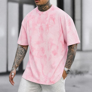 Oversized <b>Tshirts</b> for Men Tie Dye Hipster T Shirts Fashion Baggy Gym Shirts Short Sleeve Unisex Designer Tees Shirt - Product Image 4
