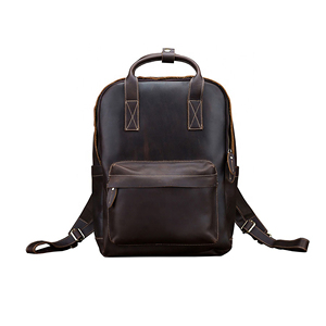 Vintage New Design <b>Men</b> Casual Vintage Bag Genuine <b>Leather</b> Sports bags Travel <b>Backpack</b> for Sale in cheap Price - Product Image 4