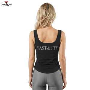 New Design Ladies TaStreet Wear Digital Printing Solid Color Vest Sleeveless Slim Fit Yoga Women Fashion Running Tank <b>Top</b> - Product Image 5