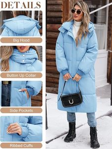Women's Lightweight Packable Hooded <b>Winter</b> <b>Quilted</b> Puffer Jacket Detachable Sleeves Hat Zipper Closure Water Resistant Fur Wool - Product Image 4