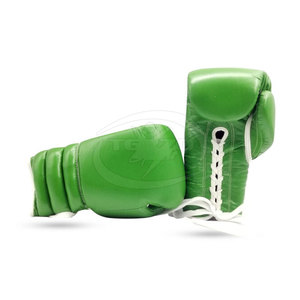 Best Quality Leather Boxing Gloves Training Gloves Lace-Up Closure Non-Slip Adjustable Wrist <b>Strap</b> UV Protection Comfortable - Product Image 4